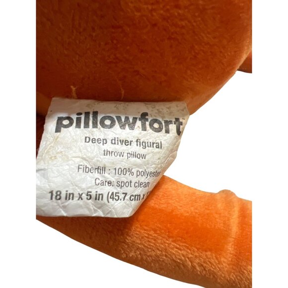 Pillowfort Deep Sea Diver Plush Throw Pillow Stuffed Animal 19" Tall - Picture 5 of 5